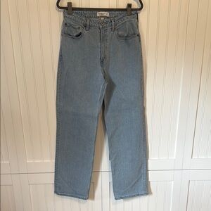 The 90’s Relaxed Jean High Rise Blue Jeans Women’s Size 10r 30